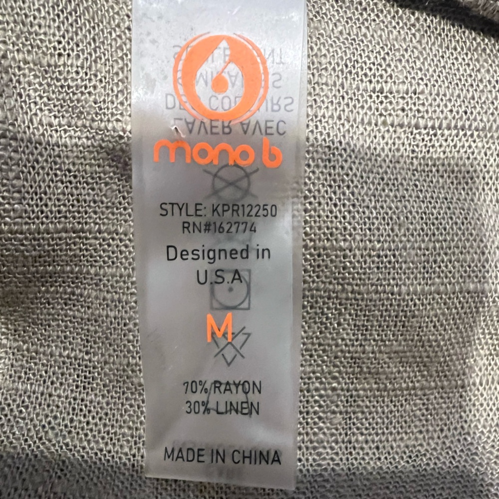 Mono B Elastic Waist Romper NWT - Picture 7 of 7